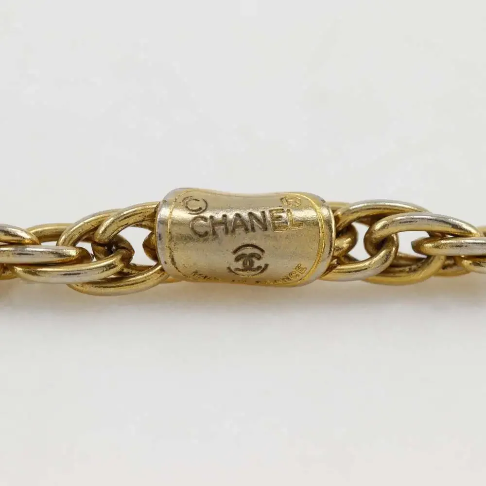 Chanel Cc Logo Pendant Necklace Metal #266430C10B